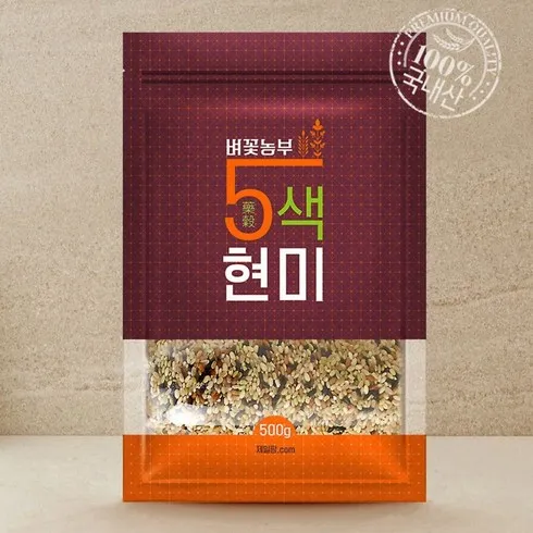 중벼꽃농부 오색현미 500g X 21봉 오늘만! 파격 할인가에 제공